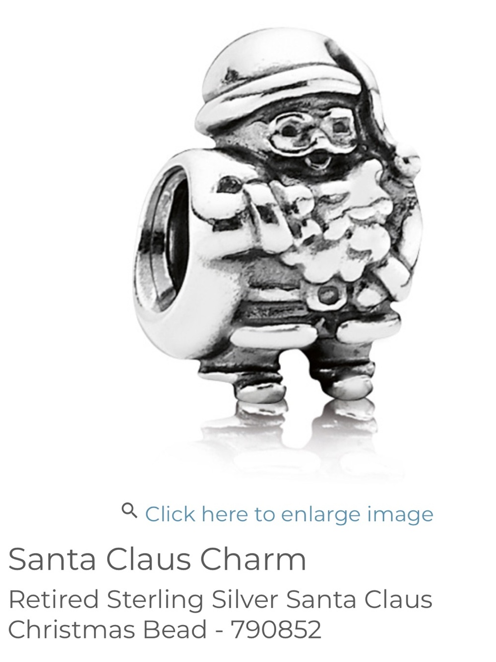 Pandora Santa Claus 🎅 Charm
